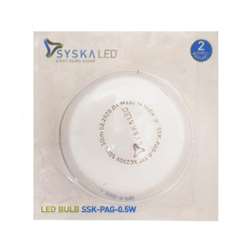 Syska LED Deco Mini White Bulb (0.5 W)